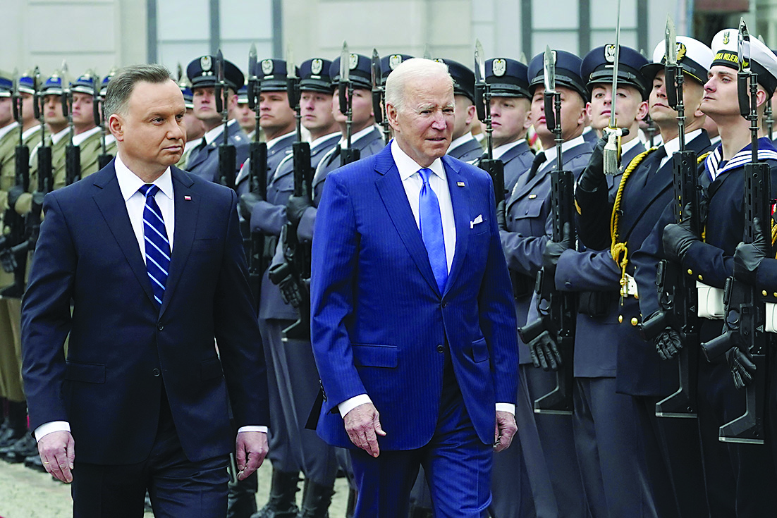 Biden in Polonia: «Putin macellaio, non può restare al potere»