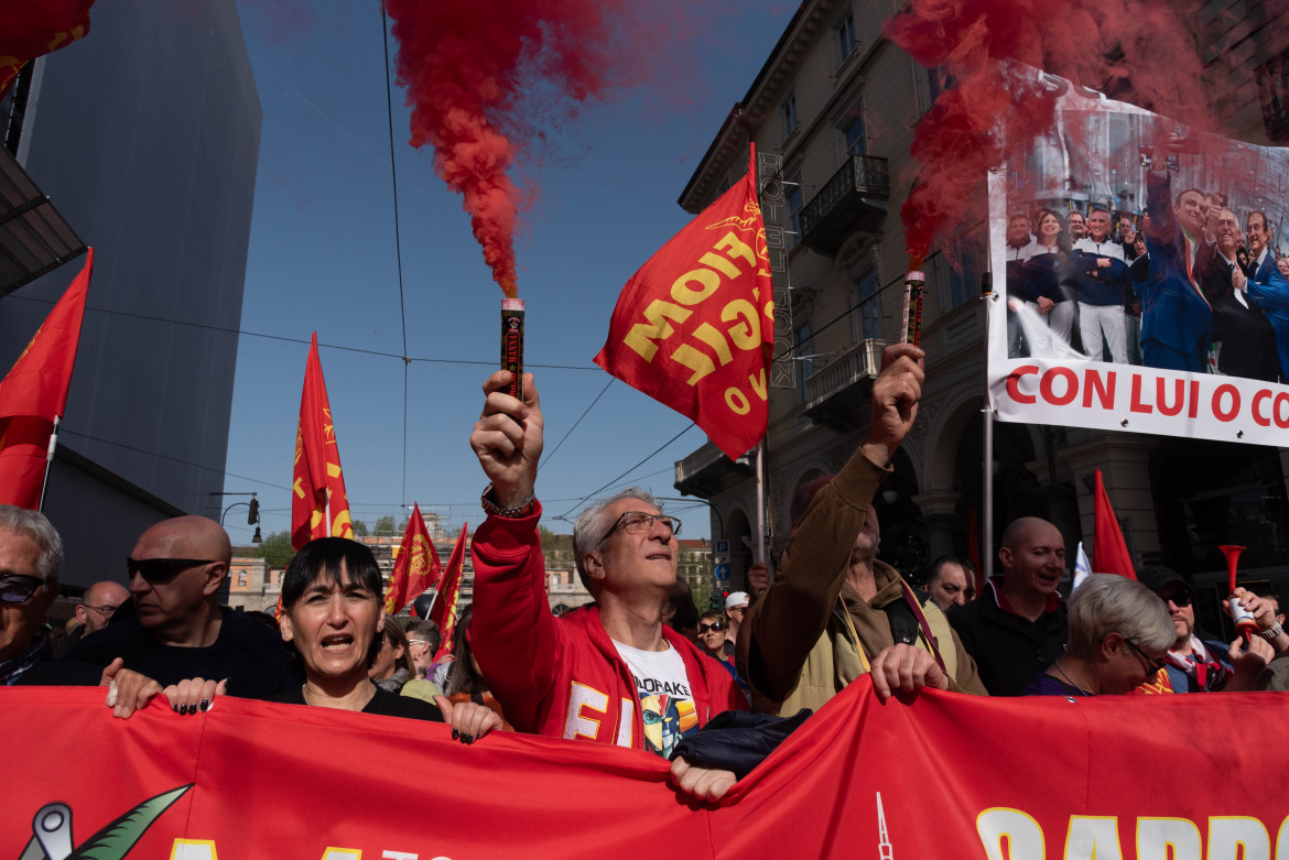 La manifestazione dell’aprile scorso «Il rilancio di Torino»