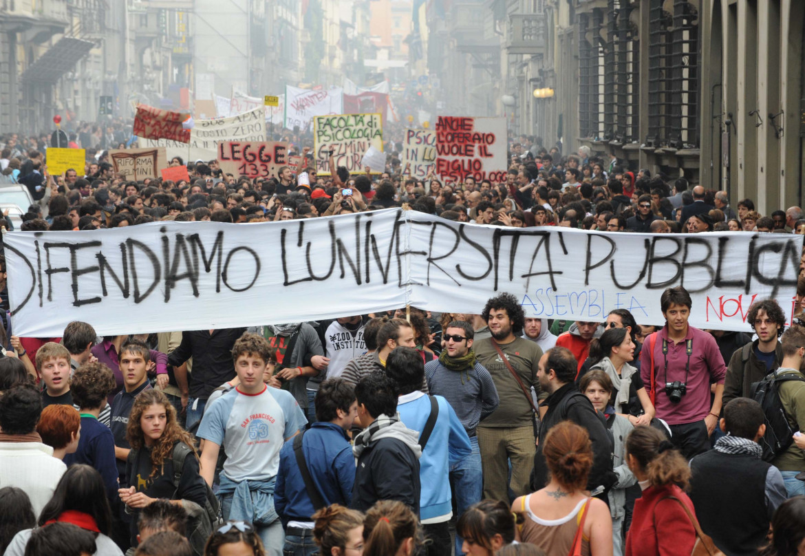 Firenze, corteo degli studenti